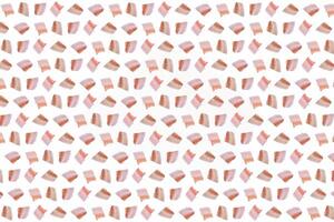 Isolated bacon meat slices pattern. Fresh ham portions background. Landscape orientation. Horizontal direction. photo