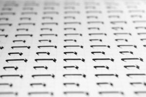 Calligraphy black and white letters C background. Lettering practice writing worksheet. Handwriting symbol filling pattern. Calligraphic letter C learning skills paper page. photo