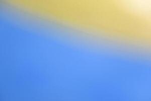 Blue yellow blurred background photo