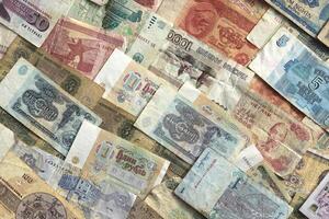 Money banknotes texture. Cash filling background. Wealth financial backdrop. Earning pattern. photo