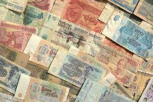 Money banknotes texture. Cash filling background. Wealth financial backdrop. Earning pattern. photo