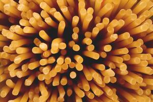 Pasta filling background. Spaghetti texture. Macaroni backdrop. photo
