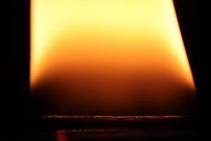 Blaze fire texture. Glowing dangerous burl light backdrop. Danger blazing flame. Burning flames background. photo
