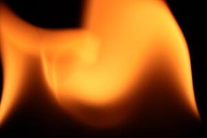 Blaze fire texture. Glowing dangerous burl light backdrop. Danger blazing flame. Burning flames background. photo