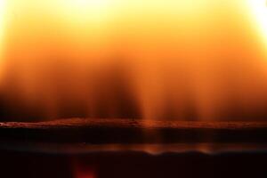 Glowing dangerous burl light backdrop. Danger blazing flame. Burning flames background. Blaze fire texture. photo