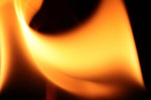 Glowing dangerous burl light backdrop. Danger blazing flame. Burning flames background. Blaze fire texture. photo