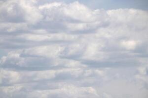 Blue sky clouds fantastic background. photo