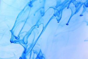 Ambient Ink Drips Dynamic in Water. Abstract Background. photo