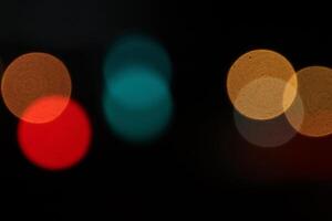 Flare color lights overlays. Abstract bright blurred colored bokeh. Blurred colored lights background. Lens bokeh backdrop. photo