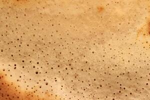 Clean traditional desert pancake pattern texture. Macro closeup. photo