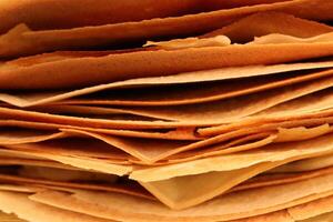 Pancakes stack delicious breakfast background. photo