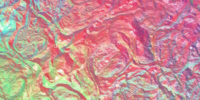 Holographic gradient background. Colored light on textured surface. Chameleon stone rock surface texture. photo