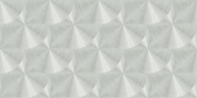 Silver shining brushed steel surface backdrop. Seamless metal circles texture. Metallic disks pattern. photo