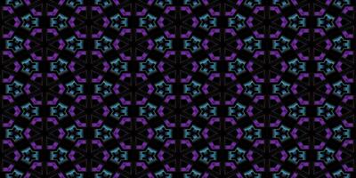Dark Pink Seamless Symmetrical Geometry Pattern. Mosaic Graphic Ornament Background. Abstract Fractal Surface Texture. photo