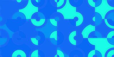 Circle Quarters Backgrounds. Seamless Bright Angles Textures. Abstract Colored Curves Patterns. photo