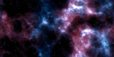 Starry Clouds on Night Sky Galaxy Background. Abstract Cosmos Infinity Texture. 3D Rendering. 3D Illustration. photo