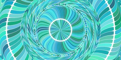 Turquoise Circles Art Action Background. Round Wheel Rhythm Backdrop. Center Concept. photo