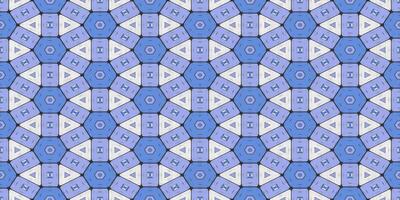 Seamless Geometrical Pattern Background. Geometry Kaleidoscope Shape Texture. photo