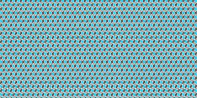 Blue Grey Seamless Cube Pattern Background. Isometric Blocks Texture. Geometric 3d Mosaic Backdrop. photo