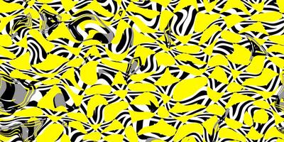 Yellow Seamless Prickly Scraps Background. Sharp Angular Shapes on Monochrome Texture. Prickly Contrast Ragged Flaps Backdrop. photo
