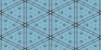 Seamless Geometrical Pattern Background. Geometry Kaleidoscope Shape Texture. photo