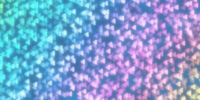Triangle Shapes Bokeh Background. Abstract Figure Night Lights Texture. Abstract Glowing Forms Backdrop. photo