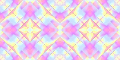 Pastel Tones Seamless Psy Pattern Background. Bright Surrealism Texture. Fractal Geometric Backdrop. photo