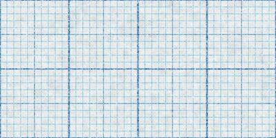 Blue Seamless Millimeter Paper Background. Tiling Graph Grid Texture. Empty Lined Pattern. photo