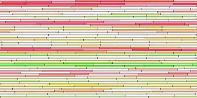 Rose Lime Random Line Sections Background. Colorful Along Segments Texture. Abstract Color Layered Horizontal Cells. photo