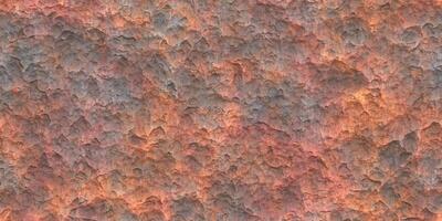 Damage seamless rusted old steel sheet backdrop. Corrosion creative design. Rustic metal texture. Rust metallic background. Rusty weathered surface. photo