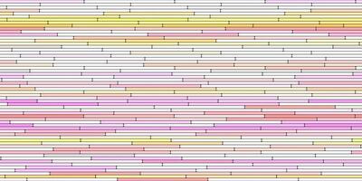 Yellow Pink Random Line Sections Background. Colorful Along Segments Texture. Abstract Color Layered Horizontal Cells. photo