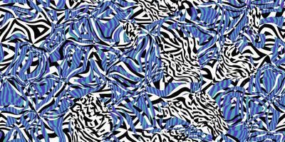 Blue Seamless Prickly Scraps Background. Sharp Angular Shapes on Monochrome Texture. Prickly Contrast Ragged Flaps Backdrop. photo
