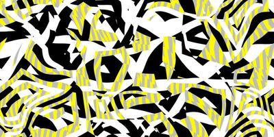 Yellow Grey Seamless Prickly Scraps Background. Sharp Angular Shapes on Monochrome Texture. Prickly Contrast Ragged Flaps Backdrop. photo