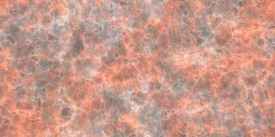Red seamless steel rusty weathered surface. Rusted old steel sheet backdrop. Corrosion creative design. Rustic metal texture. Rust metallic background. photo