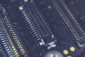 Computer Hardware Macro Closeup Texture. photo