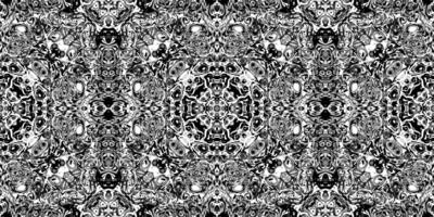 Rorschach Test Ink Blot Reflection Texture. Seamless Monochrome Darkness Pattern Background. photo