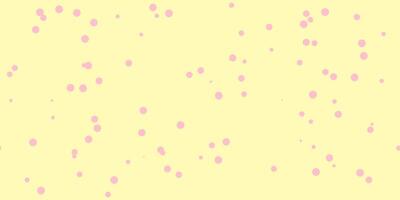 Light Violet Yellow Shambolic Bubbles Backgrounds. Seamless Artistic Random Dots Texture. Chaotic Bright Dots Backdrop. photo