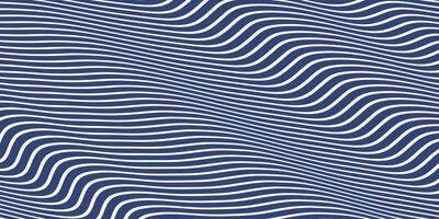 Strong Blue Seamless Hypnotic Waves Background. Stylish Colorful Ripples Texture. Dynamic Modern Backdrop. photo