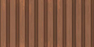 Rust corrugated metal texture. Crimp fence background. Ribbed metallic surface. Wavy iron wall pattern. Fluted metal fencing backdrop. photo