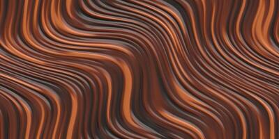 Liquid chocolate curves motion background. Fluid twist dynamic cream texture. Flowing colored abstract design backdrop. Creamy bent flower gel surface. photo