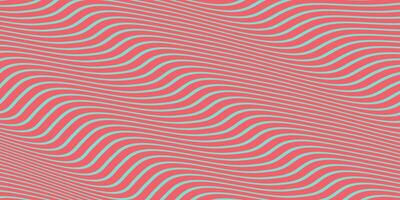 Cornflower Salmon Seamless Hypnotic Waves Background. Stylish Colorful Ripples Texture. Dynamic Modern Backdrop. photo