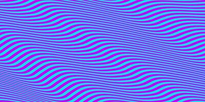 Aquamarine Violet Seamless Hypnotic Waves Background. Stylish Colorful Ripples Texture. Dynamic Modern Backdrop. photo