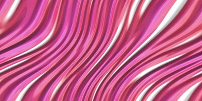 Liquid pink white curves motion background. Fluid twist dynamic cream texture. Flowing colored abstract design backdrop. Creamy bent flower gel surface. photo