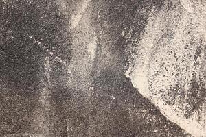 Sandpaper Attrition Rubbing Texture. Rough Grit Abrasive Background. Used Grain Emery Backdrop. photo