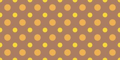 Brown Dots Pattern Background. Retro Circles Backdrop. Balls Texture. photo