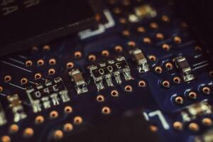 Computer Hardware Macro Closeup Texture. photo