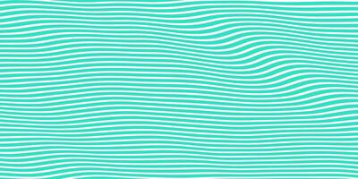 Light Turquoise Seamless Hypnotic Waves Background. Stylish Colorful Ripples Texture. Dynamic Modern Backdrop. photo