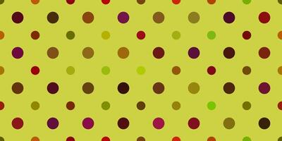 Yellow Dots Pattern Background. Retro Circles Backdrop. Balls Texture. photo
