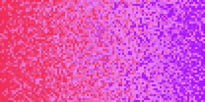 Red Lilac Violet Seamless Pixilated Gradient Background. Mosaic Pixel Art Texture. Horizontal Pixel Gradient Backdrop. photo