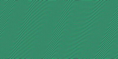 Green Seamless Hypnotic Waves Background. Stylish Colorful Ripples Texture. Dynamic Modern Backdrop. photo